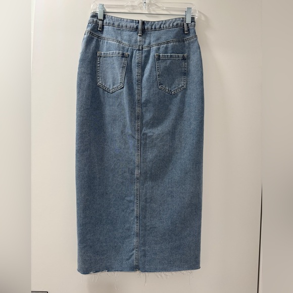 New without tag Jeans Midi Skirt - Picture 3 of 11
